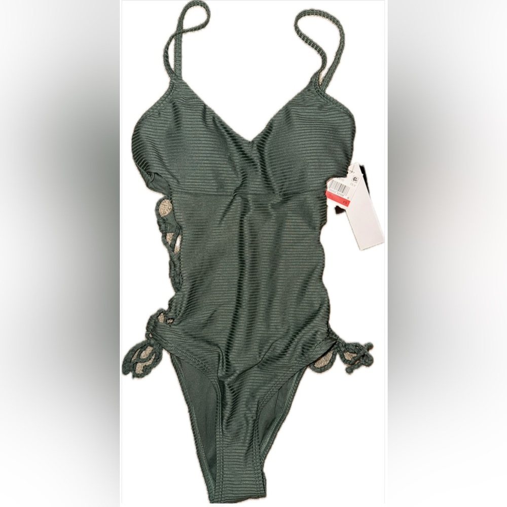 Hula Honey Ribbed One-Piece size xs new with tags